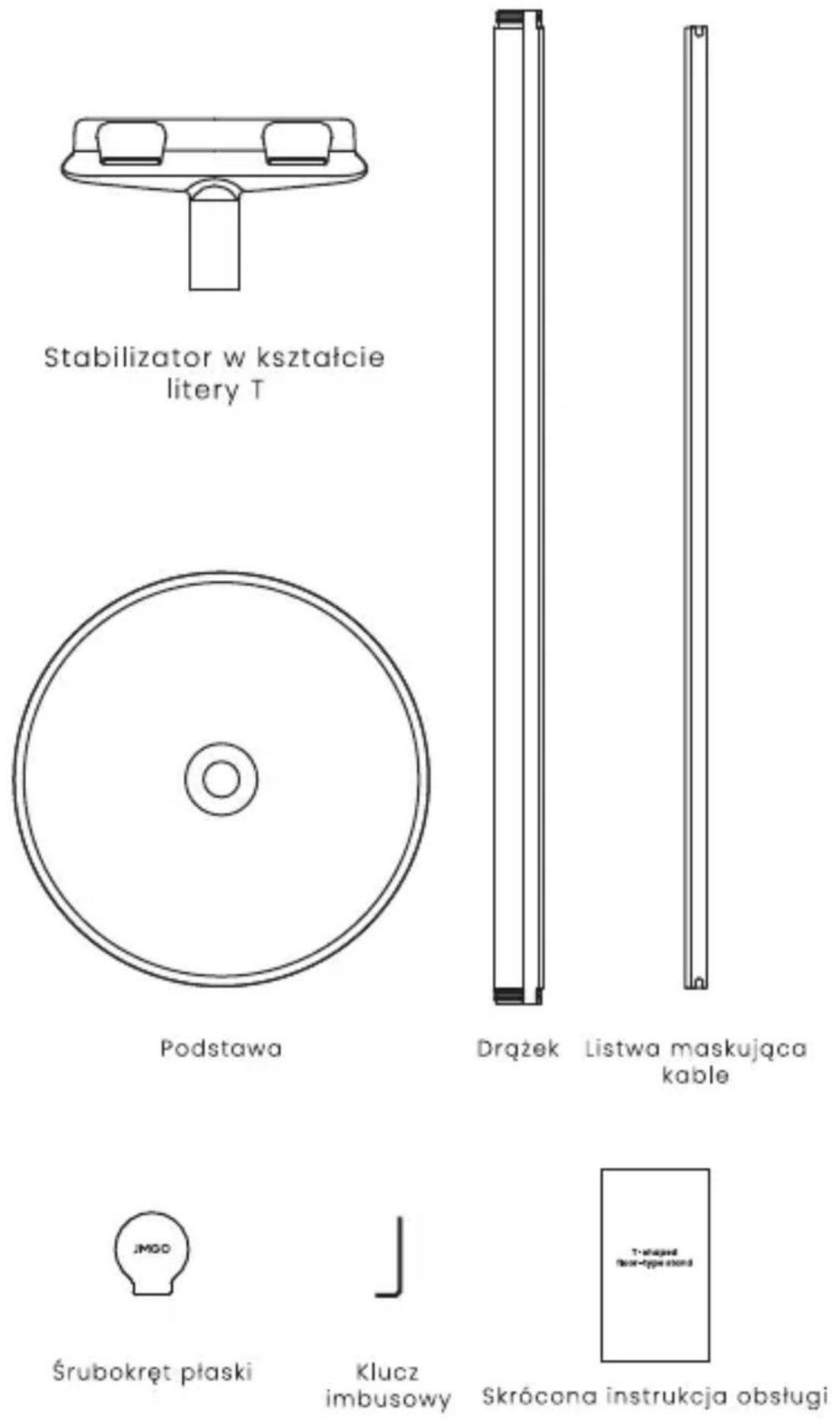 JMGO P092 - Zawartość zestawu - 1