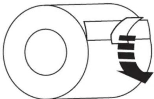 NIIMBOT B3S - Montaż rolki do papieru - 1