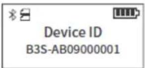 Device ID B3S-AB09000001