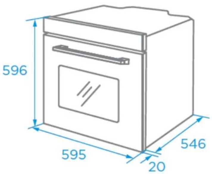 Solgaz SP-72KW - Przygotowanie mebli do wbudowania piekarnika - 1