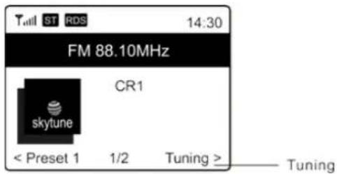 Soundmaster IR6500SW - Strojenie ręczne - 1