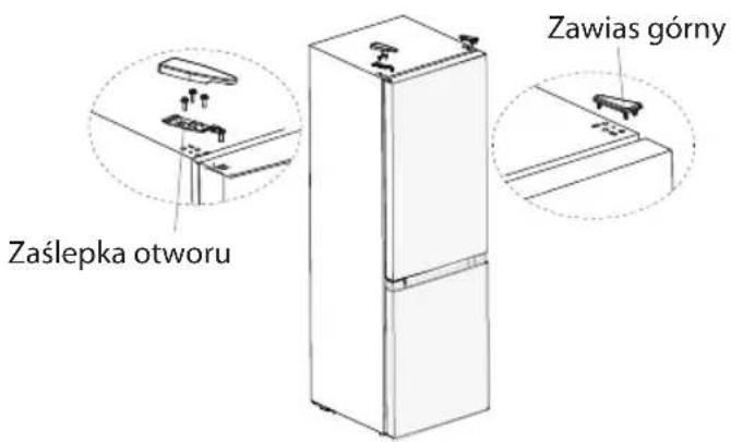 Zaślepka otworu Zawias górny
