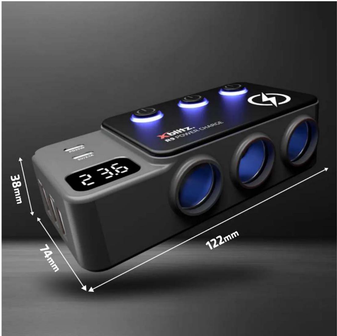 Xbitz. RS POWER CHARGE 2 3.6 38mm 14mm 122mm