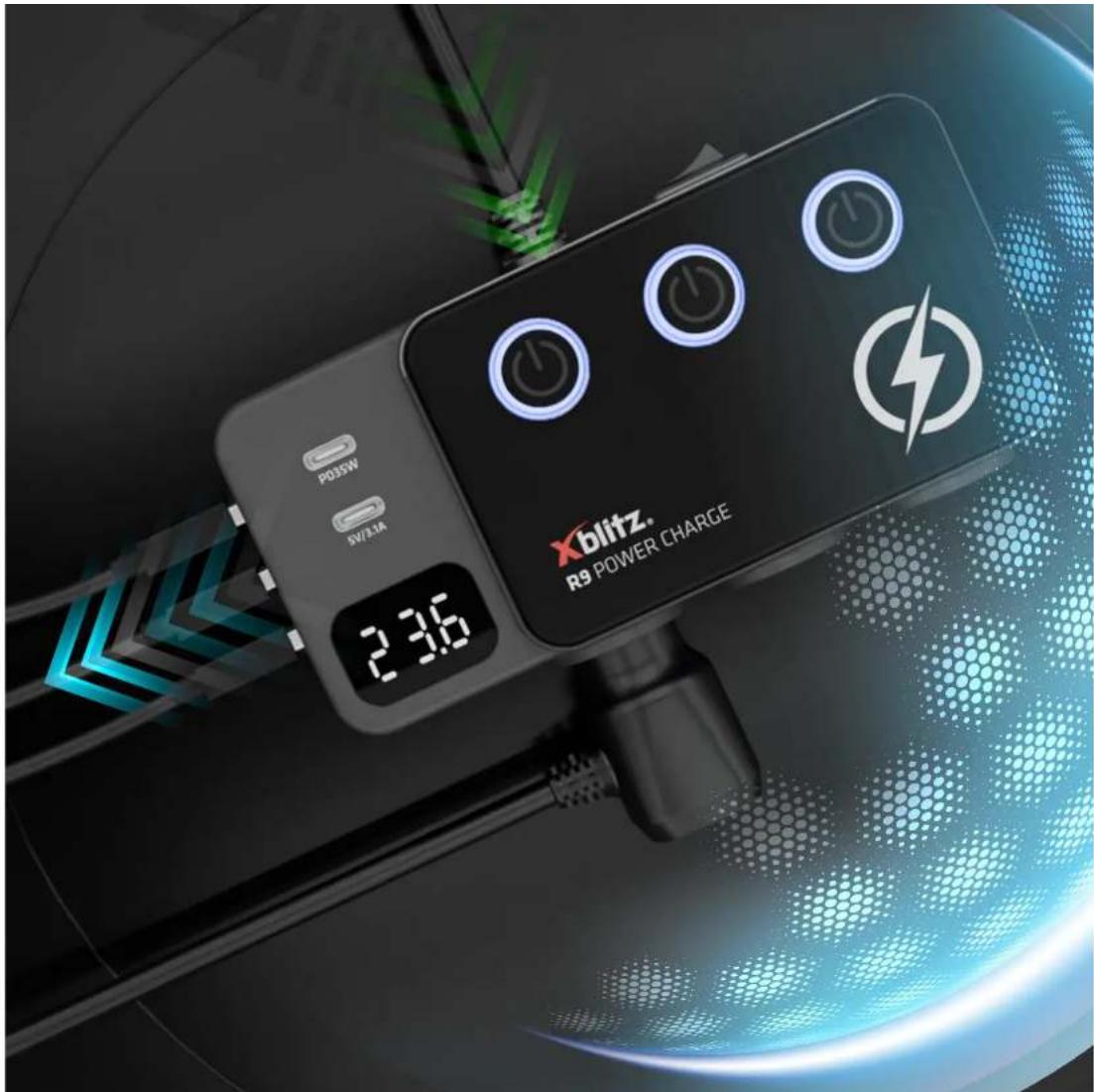 P035W SW/2.1A Xblitz. R9 POWER CHARGE 2 3.6