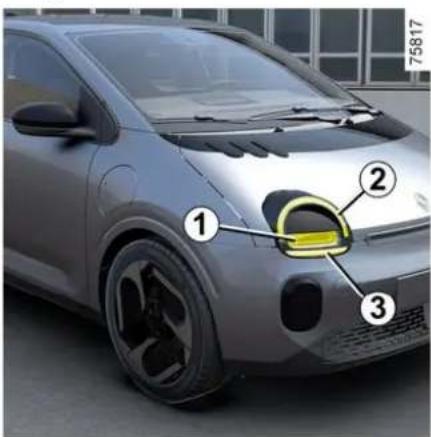 RENAULT Twingo (2025) - REFLEKTORY, ŚWIATŁA: WYMIANA ŻARÓWEK - 1