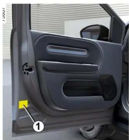 RENAULT Twingo (2025) - SYGNAŁ OSTRZEGAJĄCY O UTRACIE CIŚNIENIA W OPONACH - 2
