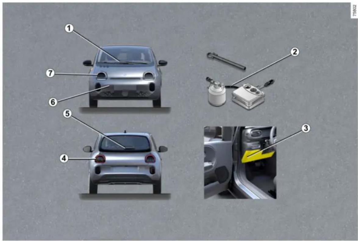 RENAULT Twingo (2025) - POSTĘPOWANIE W RAZIE AWARII - 2