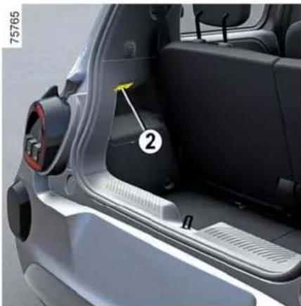 RENAULT Twingo (2025) - Lampka oświetlenia bagażnika - 1