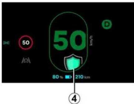 50 50 km/h 80 % 210 km ④