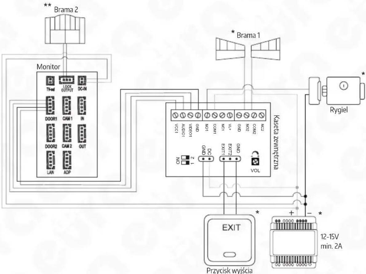 Eura VDA-40C5 - SCHEMAT POŁĄCZENIA PRZEWODÓW - 2