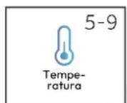 CANDY MQD 410CBL9-PL - Przycisk funkcyjny „Temperature” - 1
