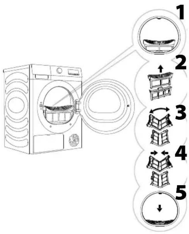 MPM 80-SH-46 - Czyszczenie filtra siatkowego w drzwiach - 1