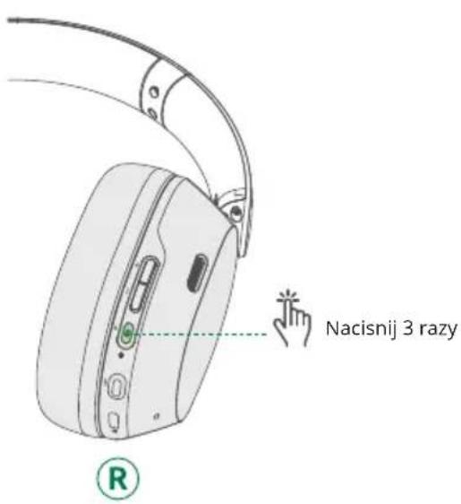 Nacisnij 3 razy R