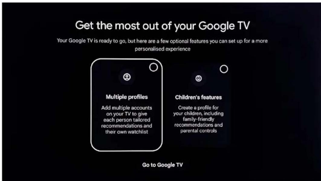 THOMSON Go TV 32HG4M45 - Konfiguracja Google TV - 2