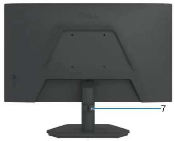 DELL SE2426HG - Widok od tyłu - 2