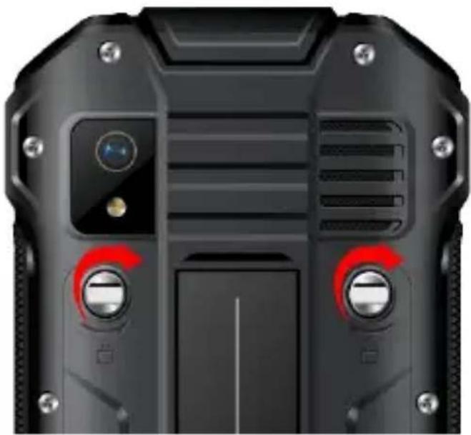 MaxCom Strong MM918L - Instalacja karty SIM i akumulatora - 5