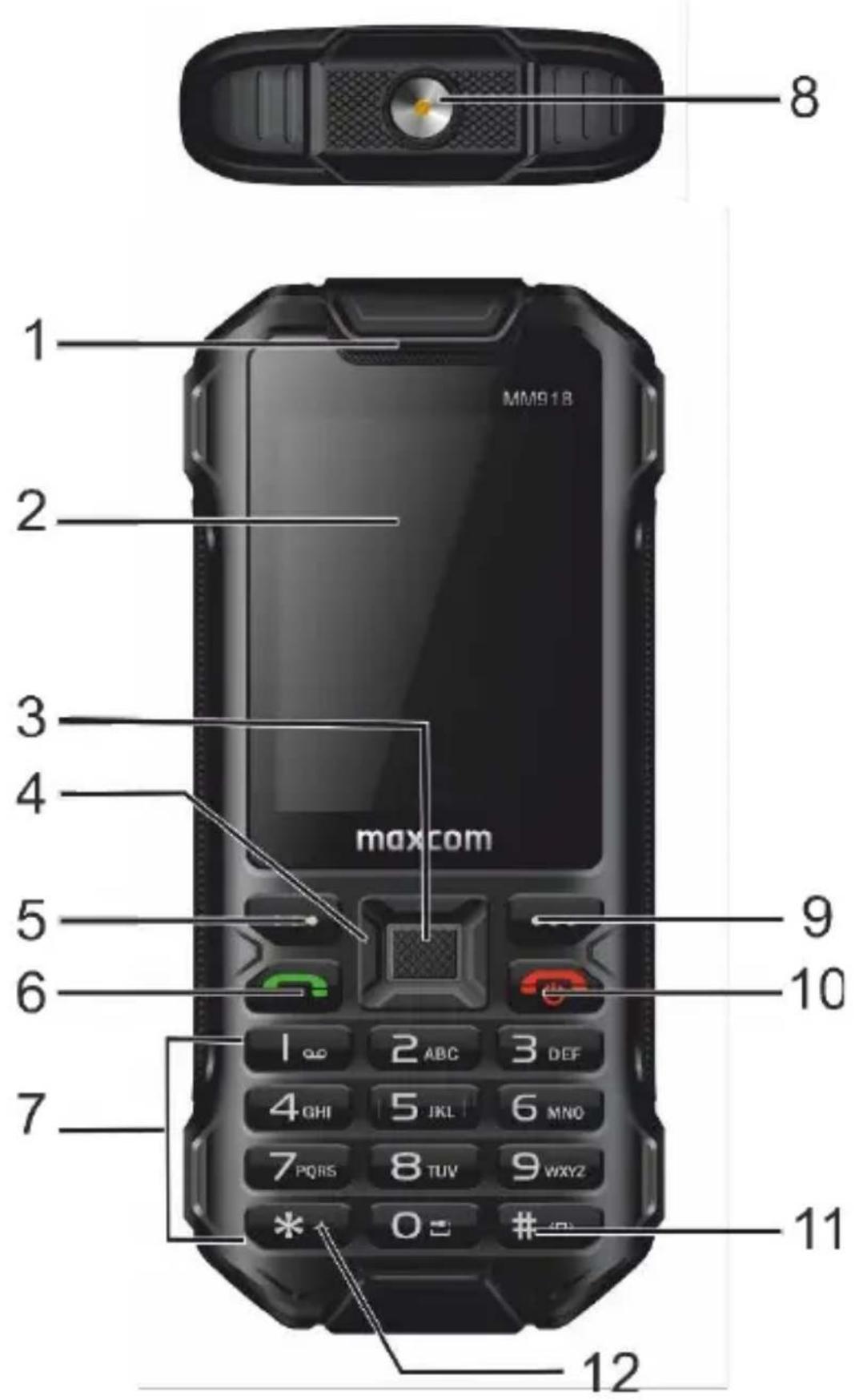1 2 3 4 5 6 7 8 9 10 11 12 maxcom MM918
