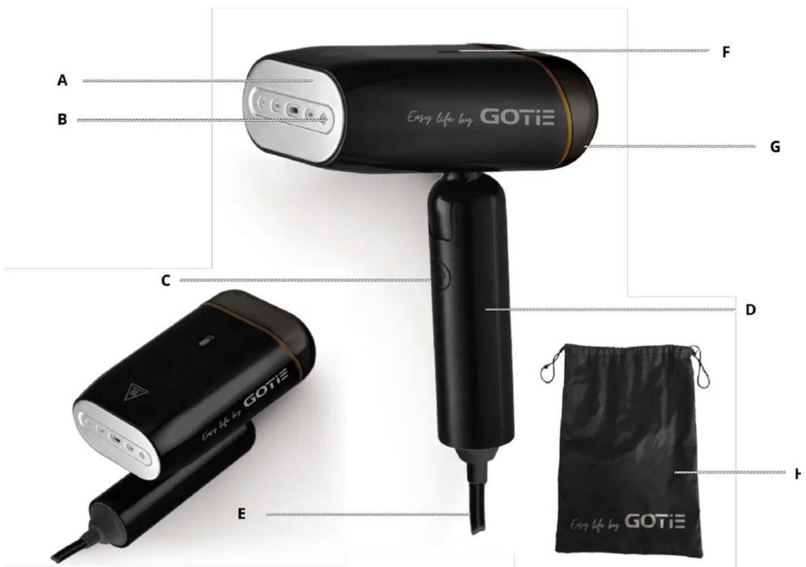 GOTIE GPU-1400 - WSKAZÓWKI BEZPIECZEŃSTWA - 1