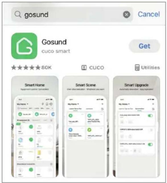 Gosund PC12 - Pobierz aplikację Gosund z App Store lub Google Play. - 1