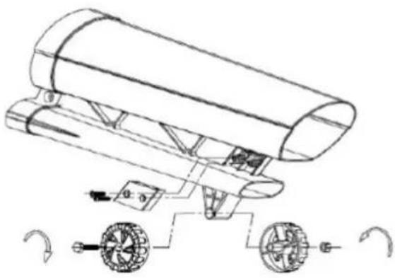 Kaltmann K-ODL3000 - Montaż rury i kół - 2