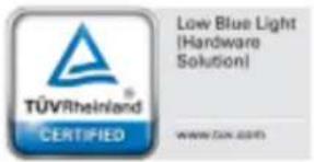 TÜVRheinland® CERTIFIED Low Blue Light (Hardware Solution) www.tux.com