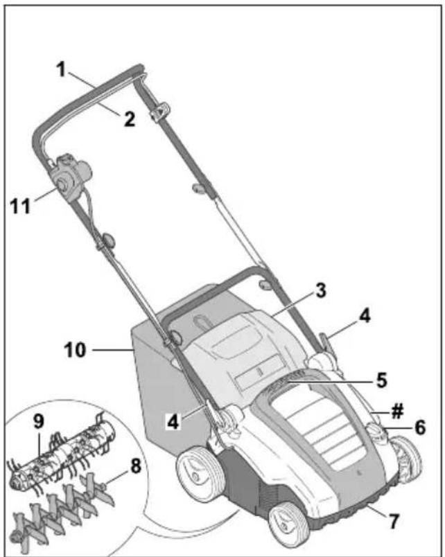 STIHL RLE 240 - Wertykulator - 1