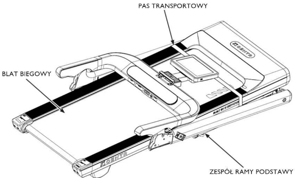 PAS TRANSPORTOWY BLAT BIEGOWY ZESPÓŁ RAMY PODSTAWY
