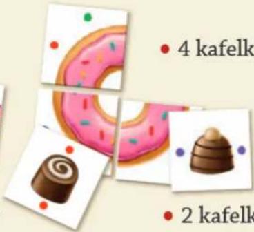 • 4 kafelk • 2 kafelk