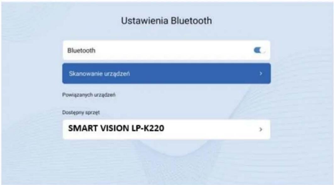Lin Smart Travel One LP-K220 - Ustawienia Bluetooth - 1