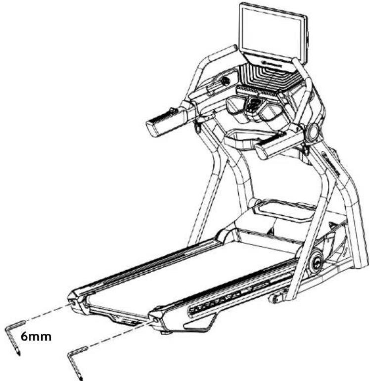 BOWFLEX T56 - Dopasowanie napięcia pasa - 2