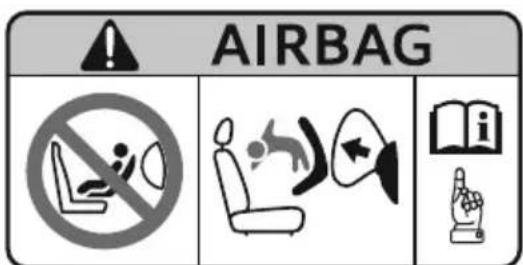 AIRBAG NO SHOWN i