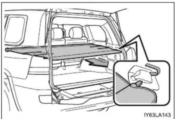 TOYOTA Land Cruiser 200 (2015) - ■ Instalowanie zasłony bagażnika - 1