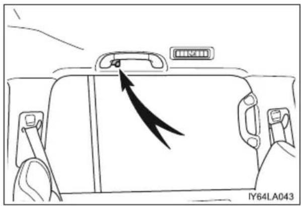 TOYOTA Land Cruiser 200 (2015) - Haczyki do zawieszania ubrań (w niektórych wersjach) - 1