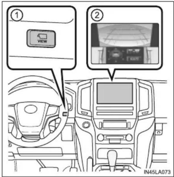 TOYOTA Land Cruiser 200 (2015) - ■ Wyświetlanie ekranu układu monitorowania jazdy w zróżnicowanym terenie - 1