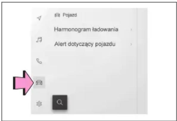 Pojazd Harmonogram ładowania Alert dotyczący pojazdu