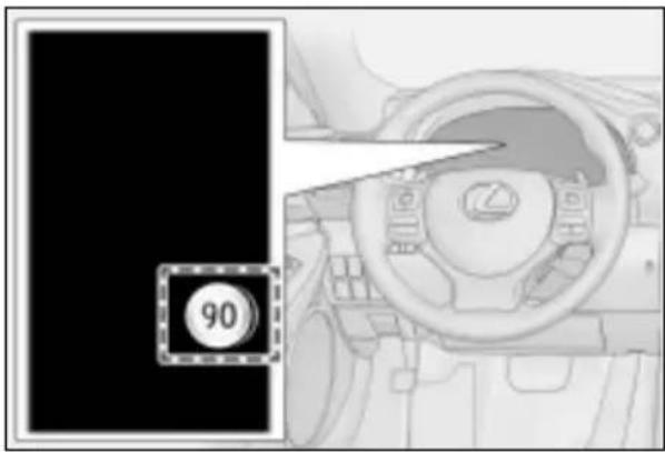 LEXUS RC 300h (2018) - Wskazania na wyświetlaczu wielofunkcyjnym - 2
