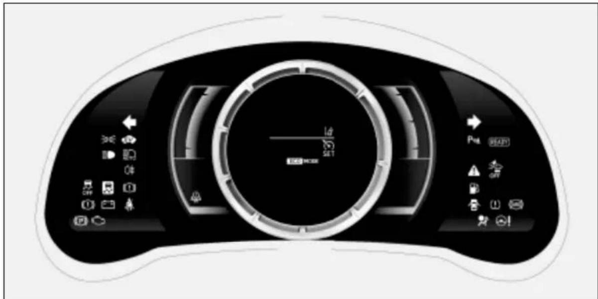 LEXUS RC 300h (2018) - Lampki ostrzegawcze i kontrolne - 2