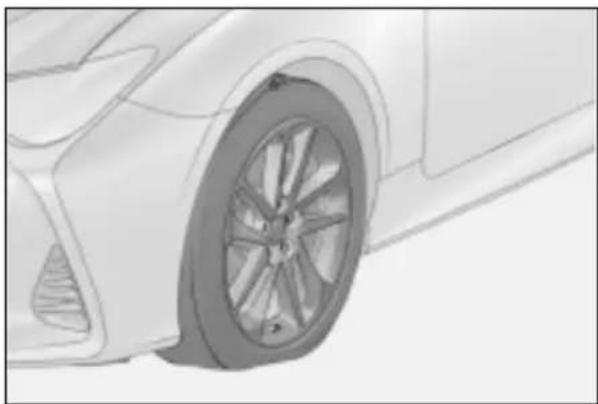 LEXUS RC 300h (2018) - Przed naprawą opony - 1