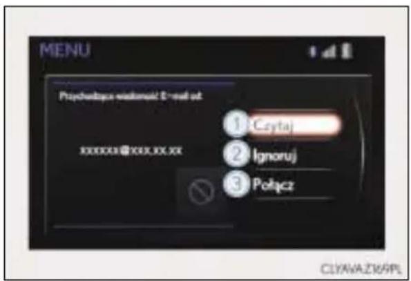 MENU Psychotypus wokcnaśl E-mail at XXXXXX@XXX.XX.XX 1 Czytaj 2 Ignoruj 3 Polqcz CLYAVA.ZK6PL