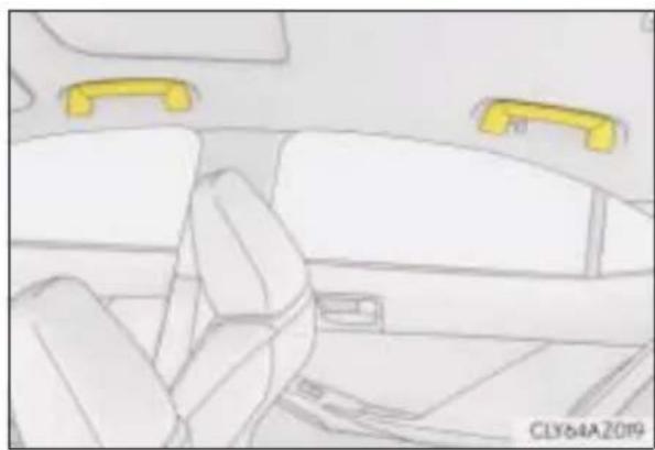 LEXUS IS 300h (2015) - Uchwyty asekuracyjne - 1