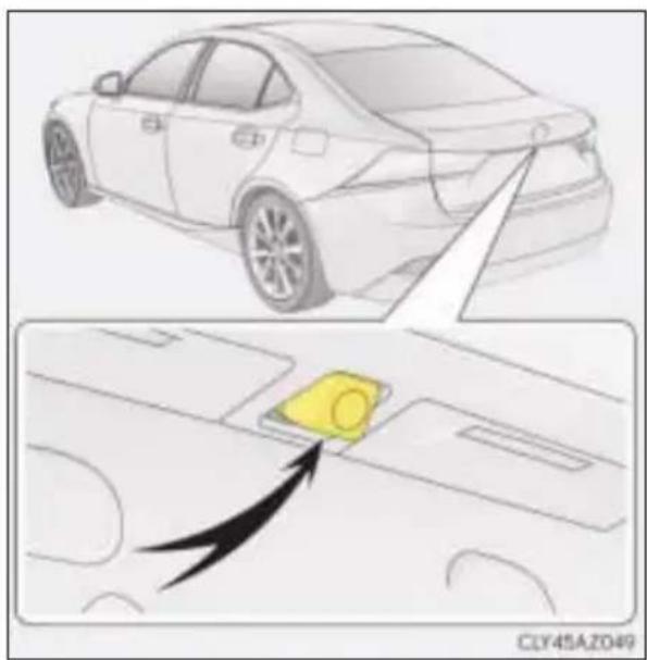 LEXUS IS 300h (2015) - ■ Kamera wizyjnego systemu monitorowania sytuacji z tyłu samochodu - 1