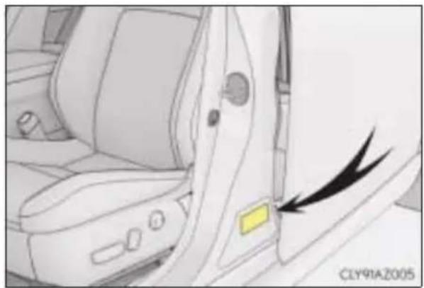 LEXUS IS 300h (2015) - ■ Numer identyfikacyjny pojazdu (VIN) - 2