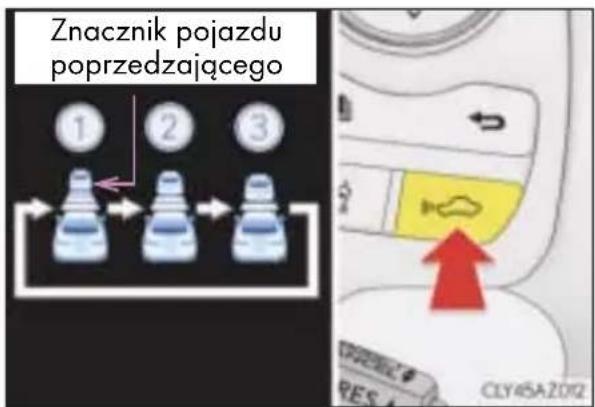 Znacznik pojazdu poprzedzającego