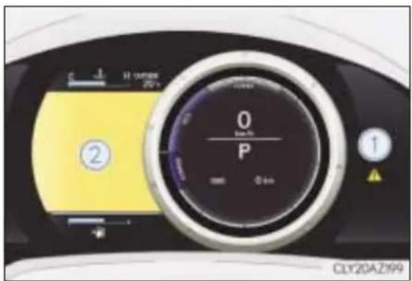 LEXUS IS 300h (2015) - Gdy zostaną wyświetlone komunikaty ostrzegawcze - 3