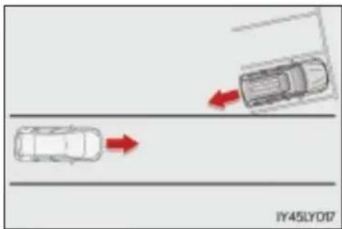 LEXUS LX 450d (2017) - Warunki, w których funkcja RCTA może działać nieprawidłowo - 2