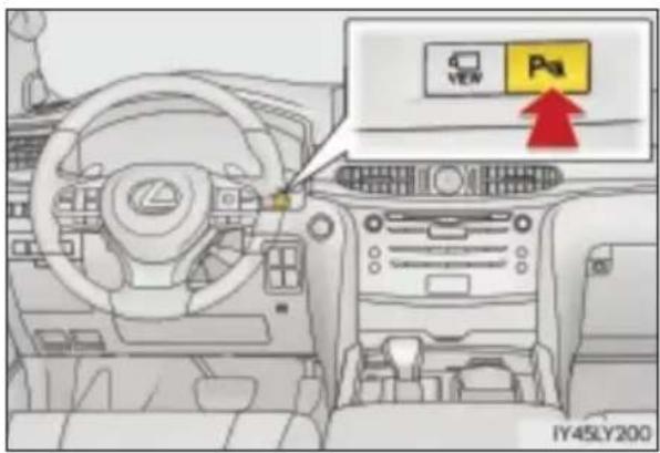 LEXUS LX 450d (2017) - Wyłącznik układu wspomagania parkowania z czujnikami odległości - 1