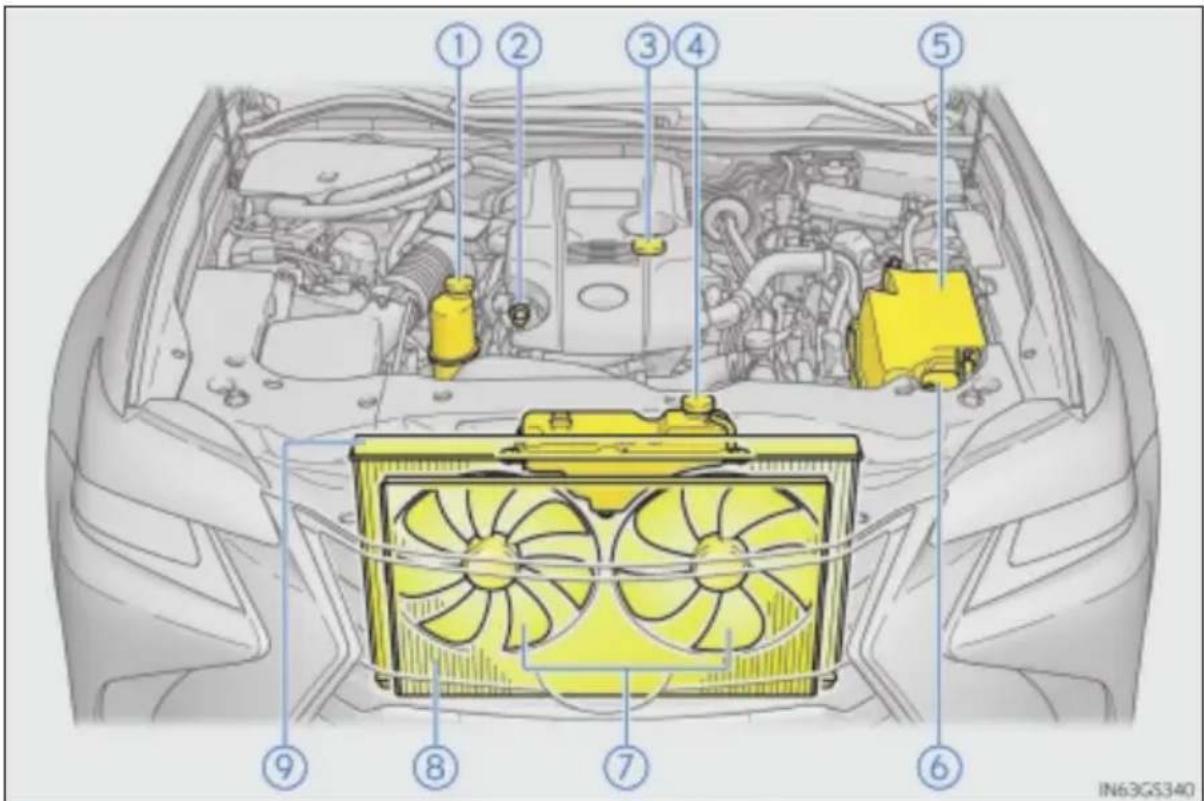 LEXUS GS 460 (2017) - Ustawienie podnośnika warsztatowego - 2