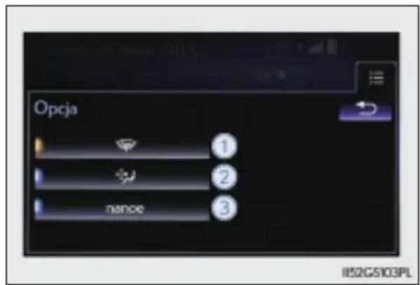 Opcja ① ② nance ③ I52GS103PL