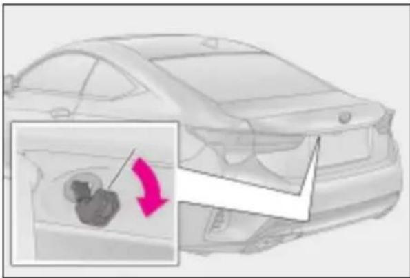 LEXUS RC 300h (2019) - Blokowanie i odblokowywanie drzwi oraz otwieranie pokrywy bagażnika - 3