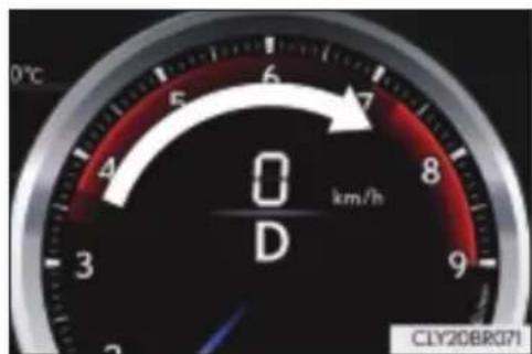 0°C 4 6 7 0 km/h D 9 3 CLY20BR071